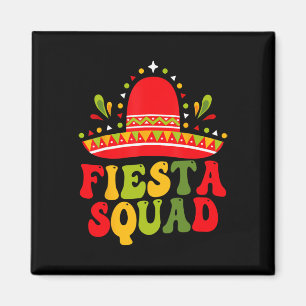 Aimant Fiesta Squad Cinco De Mayo Famille Correspondant M