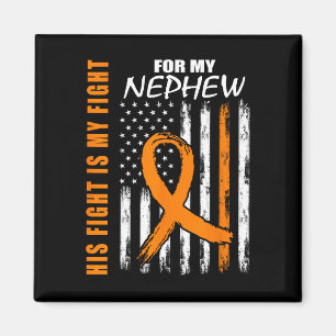 Aimant Fight Is My Fight Nephew Leukemia Awareness Flag G