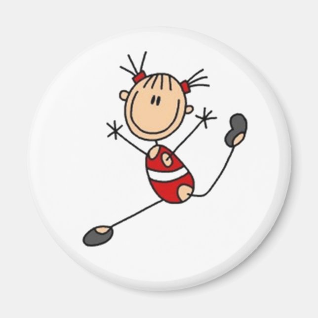 Aimant Figure de bâton de gymnastique (Devant)