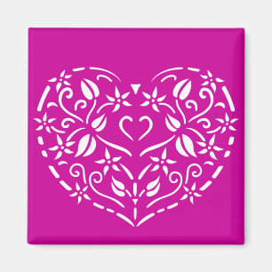Aimant Filigree Heart