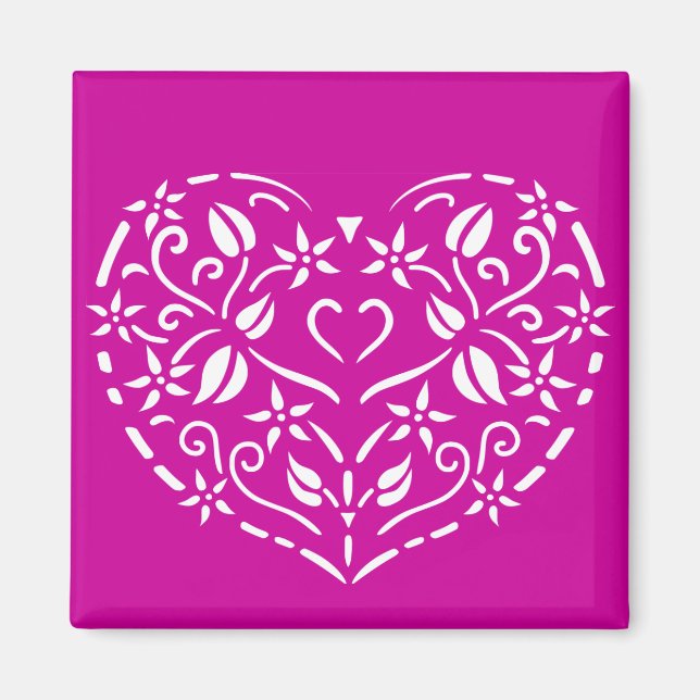 Aimant Filigree Heart (Devant)
