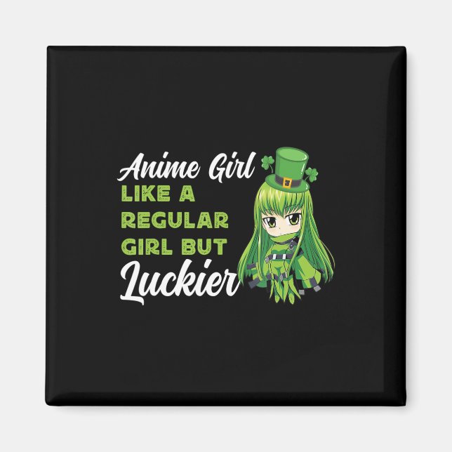 Aimant Fille Anime Comme Une Fille Régulière Mais Plus Ch (Devant)