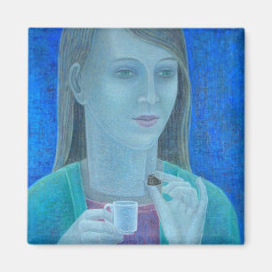 Aimant Fille au chocolat 2011