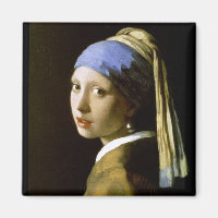 Fille avec une perle à oreille Vermeer Art