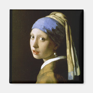 Aimant Fille avec une perle à oreille Vermeer Art