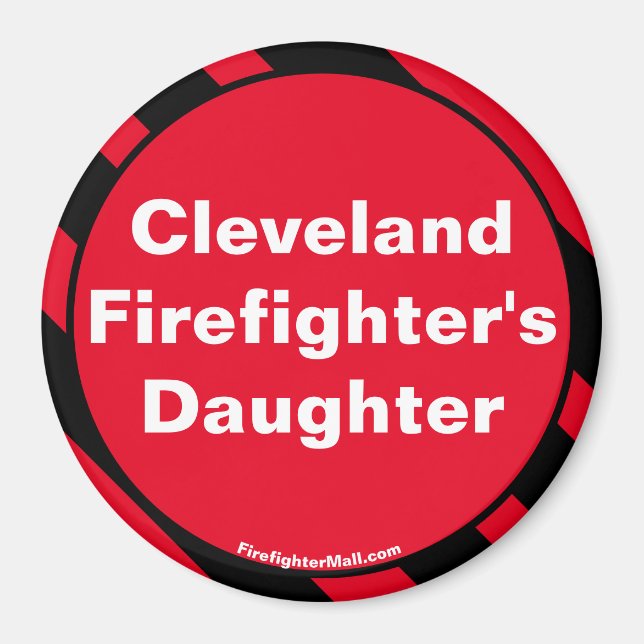 Aimant fille de Cleveland Firefighter (Devant)