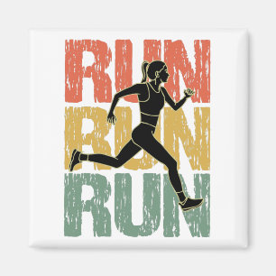 Aimant Fille de coureur