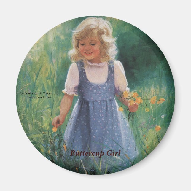 Aimant Fille de la tasse à beurre (Devant)