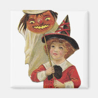 Fille d'Halloween à l'ancienne