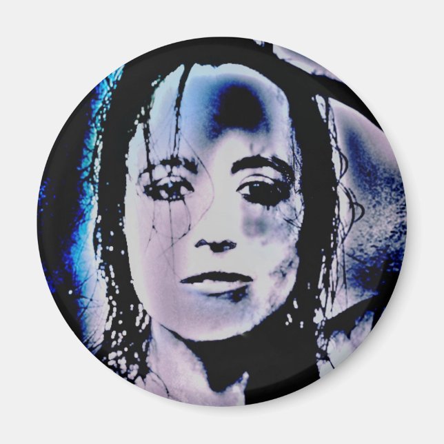 Aimant Fille numérique (Devant)