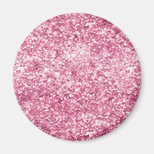 Aimant Fille Parties scintillant rose Confetti