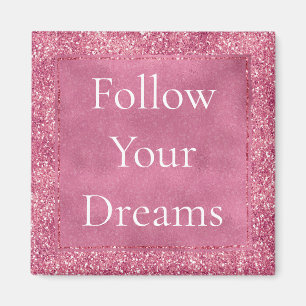 Aimant Fille Parties scintillant rose étincelle Glitz