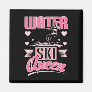 Aimant Fille Reine de Ski Nautique