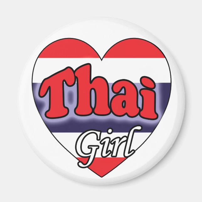 Aimant Fille thaïlandaise (Devant)