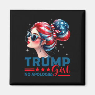 Aimant Fille Trump Sans Excuses Bun Décoiffé Célibataires