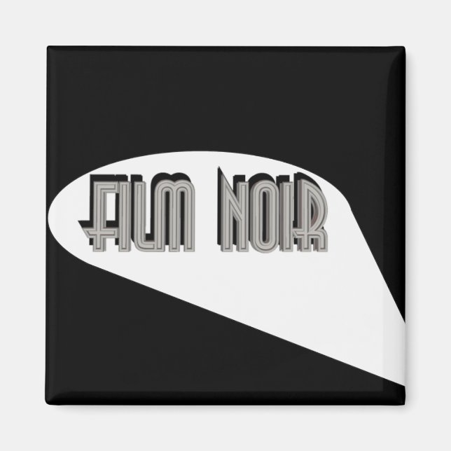 Aimant Film Noir ~ Pris en lumière (Devant)