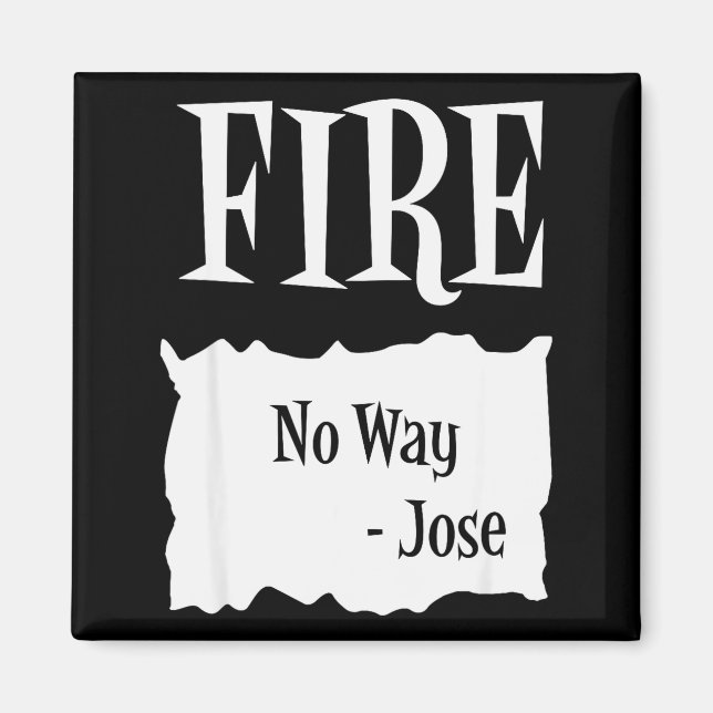 Aimant Fire - Hot Packet Halloween Taco Costume  (Devant)