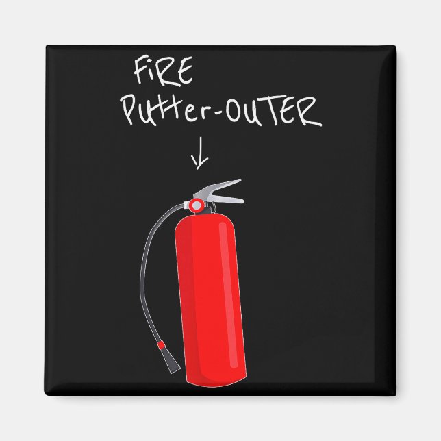 Aimant Fire Putter Outer Fire Extinguisher Fire Fighter F (Devant)