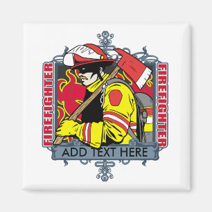 Aimant Firefirefighter fait sur commande