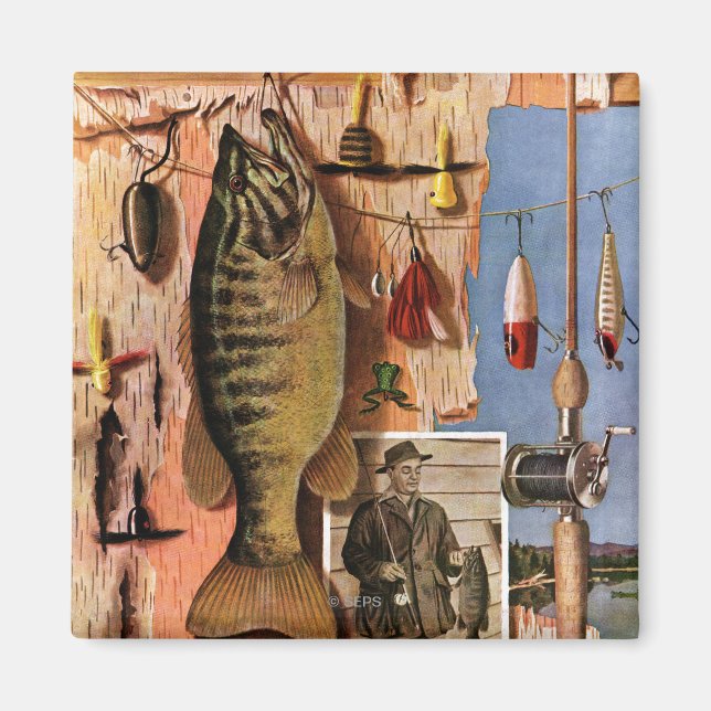 Aimant Fishing Still Life by John Atherton (Devant)