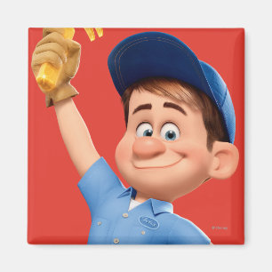 Aimant Fix-It Jr Holding Hammer dans l'air