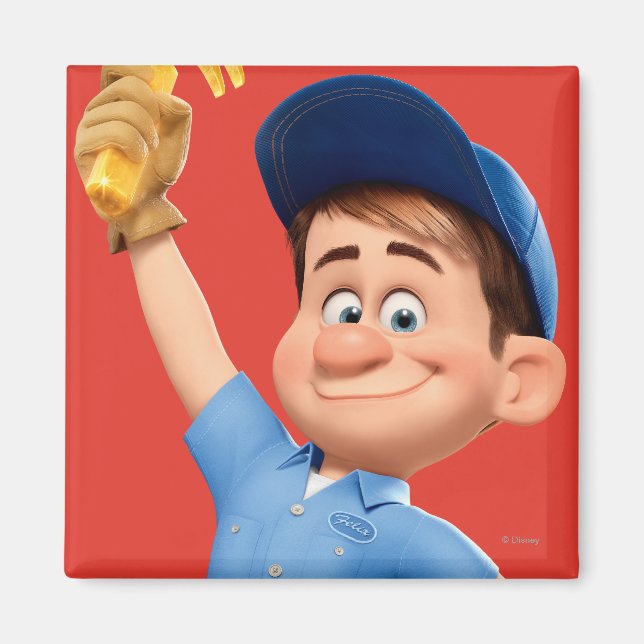 Aimant Fix-It Jr Holding Hammer dans l'air (Devant)