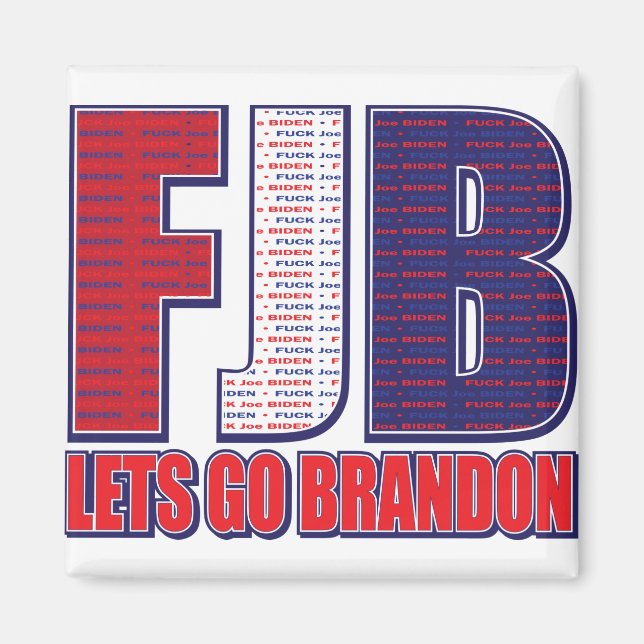 Aimant FJB Allons-y Brandon (Devant)
