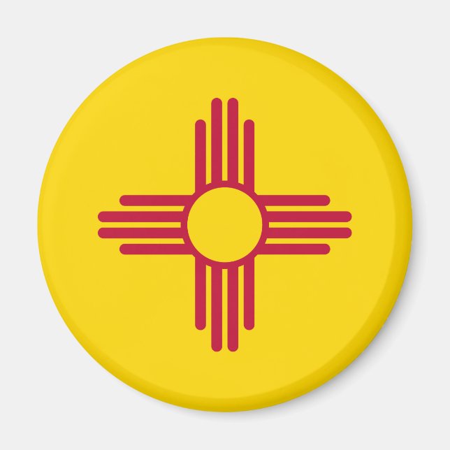 Aimant Flag du Nouveau-Mexique (Devant)