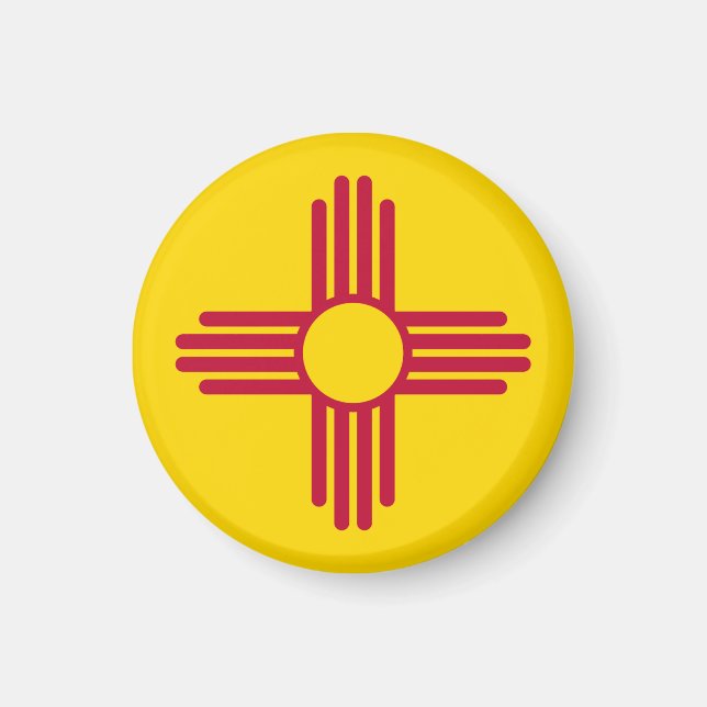 Aimant Flag du Nouveau-Mexique (Devant)