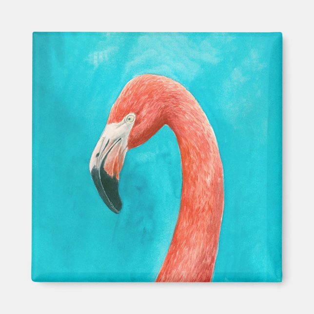 Aimant Flamant rose (Devant)