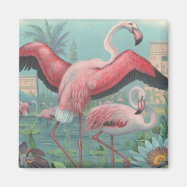 Aimant Flamant rose (Devant)