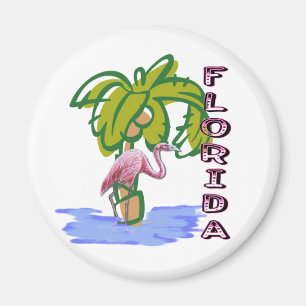 Aimant Flamant rose de la Floride