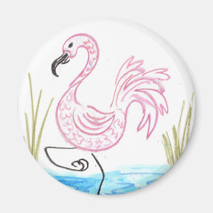 Aimant Flamant rose rose #13