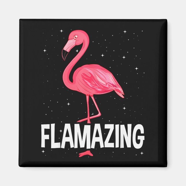 Aimant Flamazing Nk Flamingo Novelty Flamingo Lover Funny (Devant)