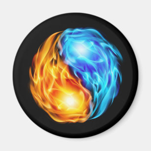 Aimant Flames jumelles