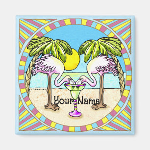 Aimant Flamingo Margarita