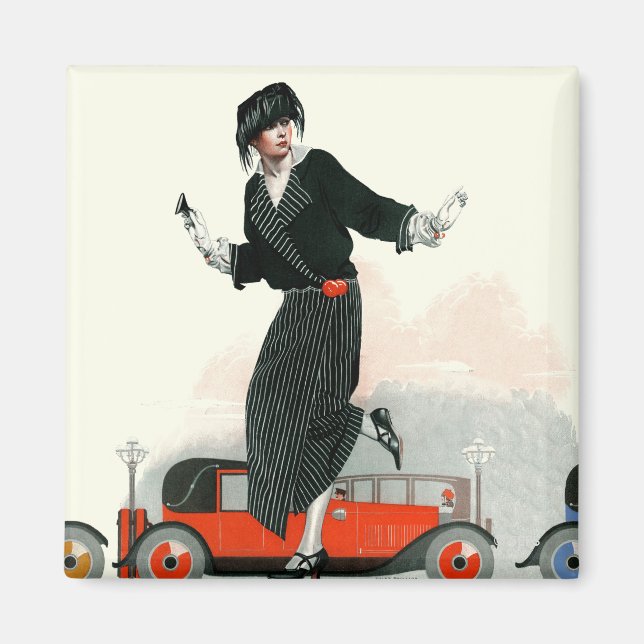 Aimant Flapper et Roadster (Devant)