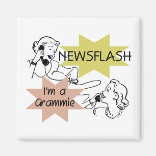 Aimant Flash d'information je suis T-shirts et cadeaux
