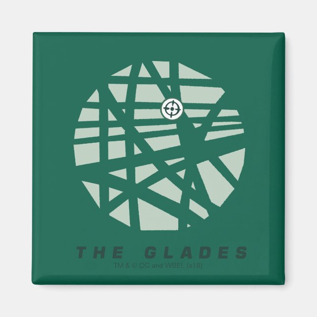 Aimant Flèche | Carte de la ville de Glades (Devant)