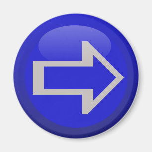 Aimant Flèche de droite à gauche vers le bas