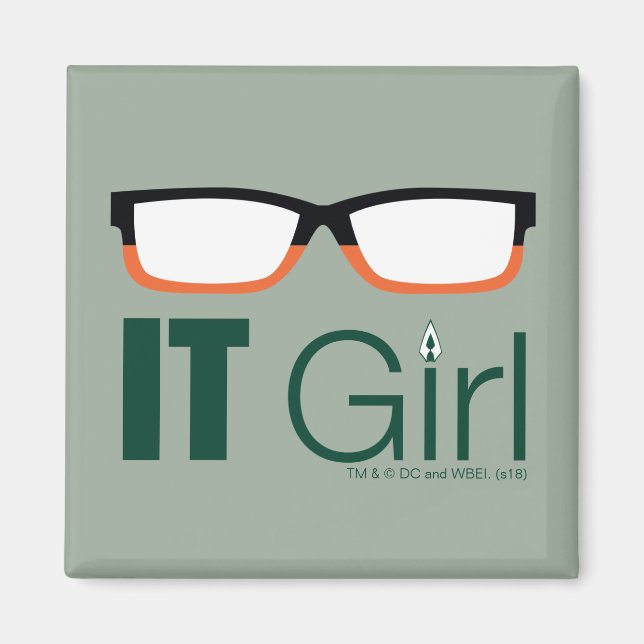 Aimant Flèche | Graphique de lunettes pour filles IT (Devant)