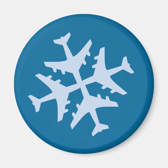 Aimant Flèche-neige de l'avion (Devant)