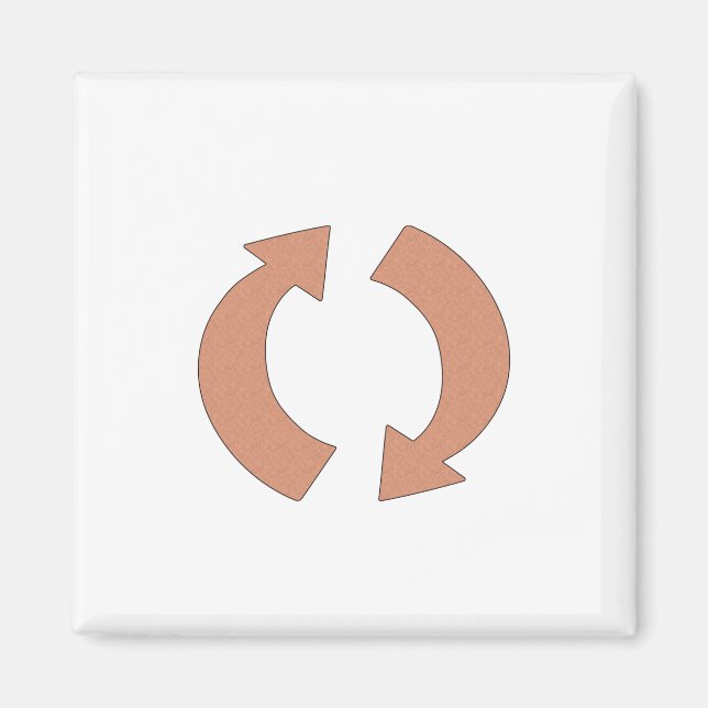 Aimant Flèches de rotation (Devant)