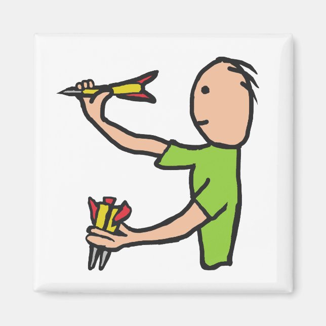 Aimant fléchettes (Devant)