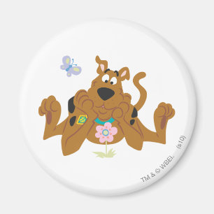 Aimant Fleur admirative de Scooby-Doo