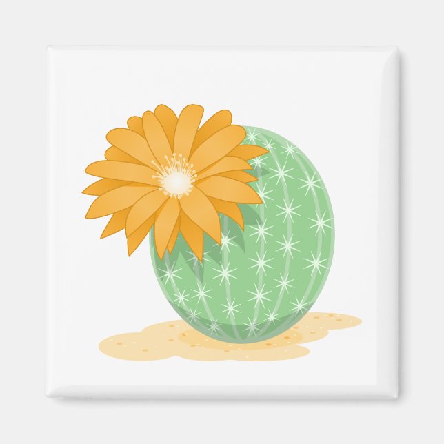 Aimant Fleur Cactus (Devant)