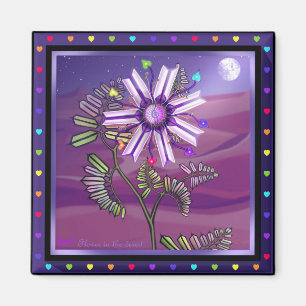 Aimant Fleur dans l'aimant du désert