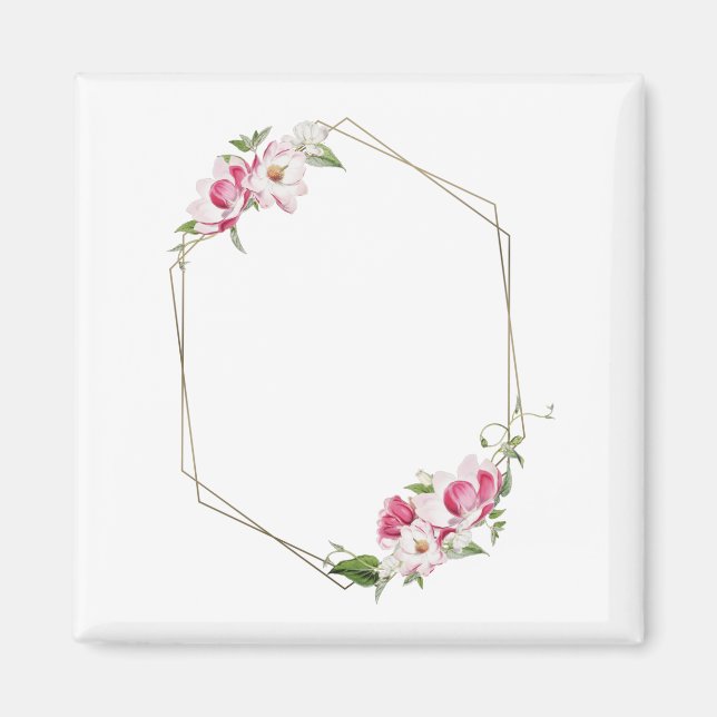 Aimant Fleur de cadre (Devant)
