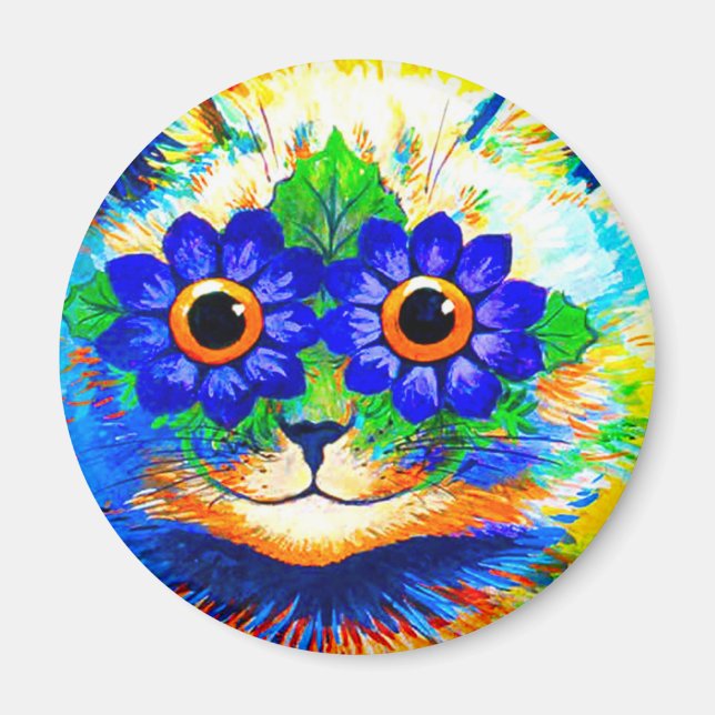 Aimant Fleur de chat (Devant)
