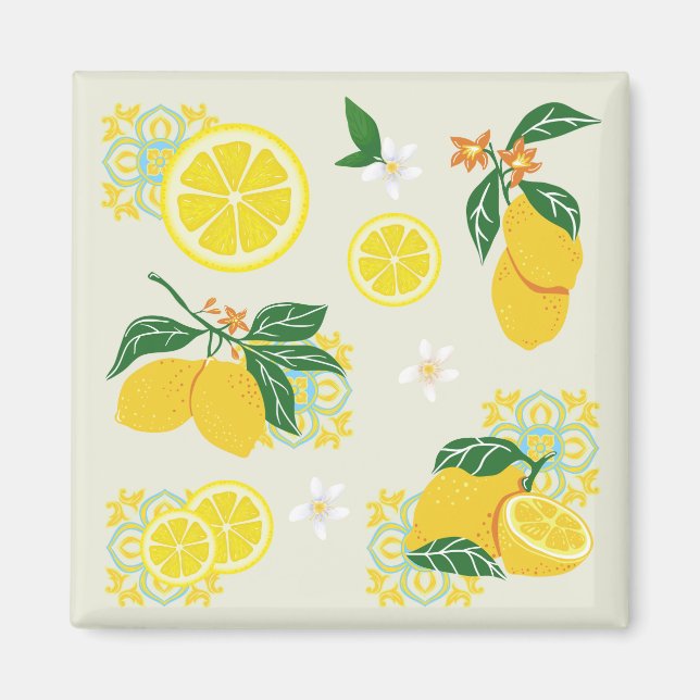 Aimant Fleur de Citron (Devant)